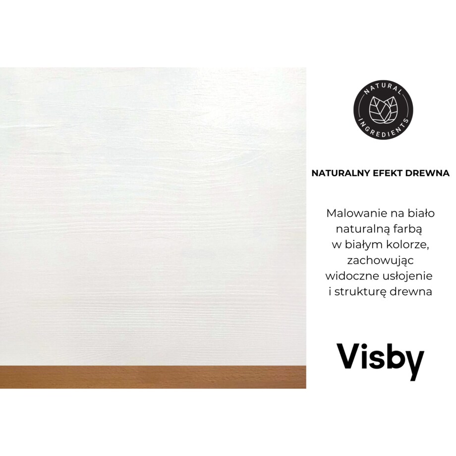 Drewniane łóżko Visby Livia High / 140x200 cm