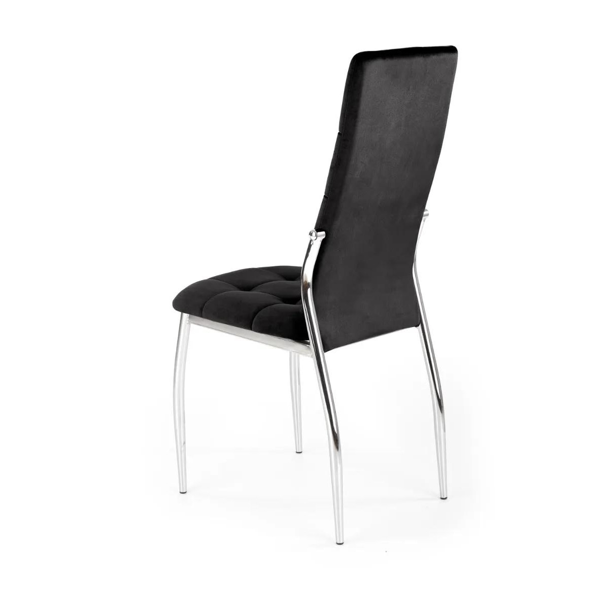 Krzesło tapicerowane K416 VELVET czarne