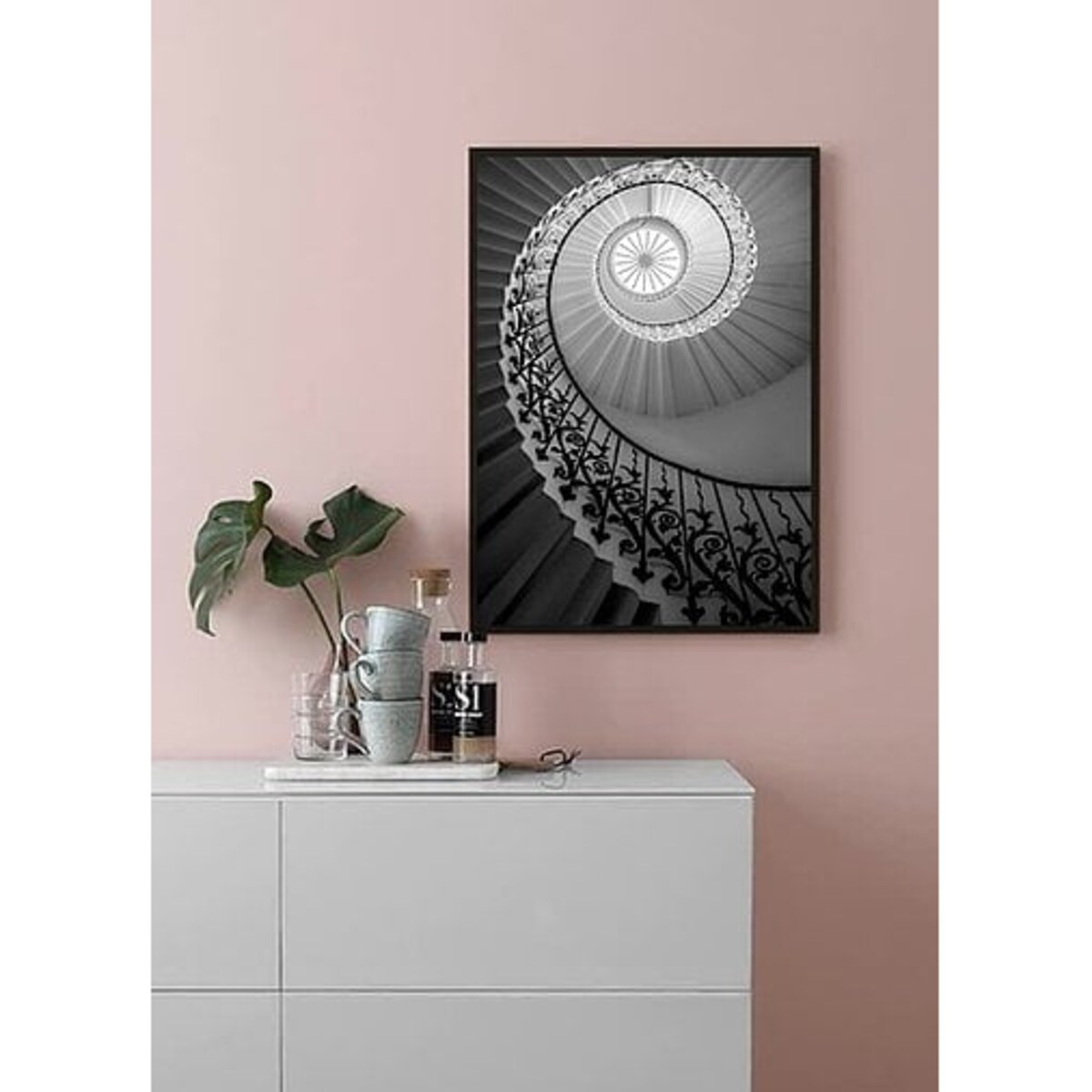 Poster Story, Plakat, Obraz - Tulipanowe Schody, wymiary 30 x 42 cm