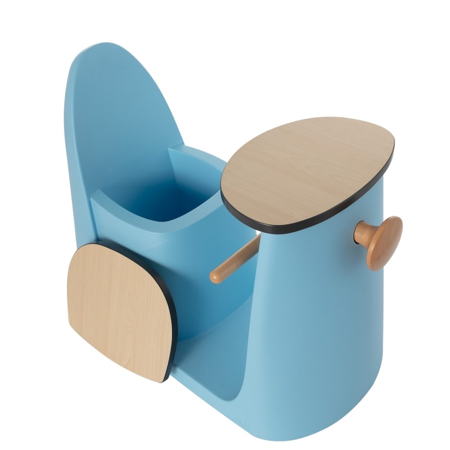 Krzesełko ze stolikiem 2w1 Vespo blue, 40x75x59cm