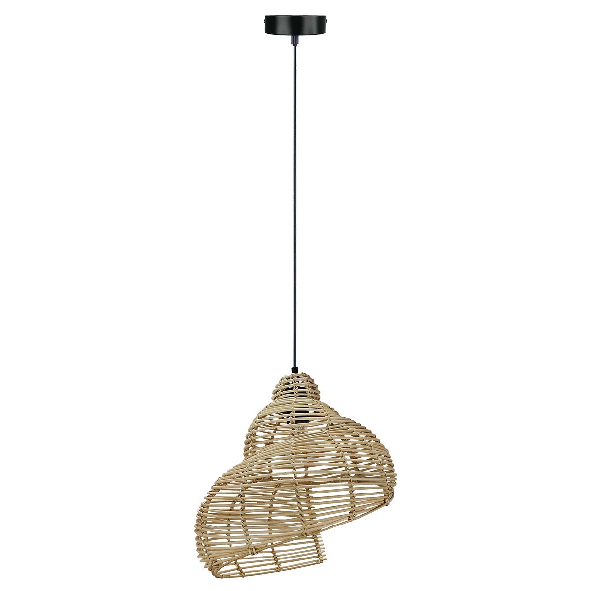 Lampa wisząca Light Prestige Shella drewno 1 x E27 1 szt.