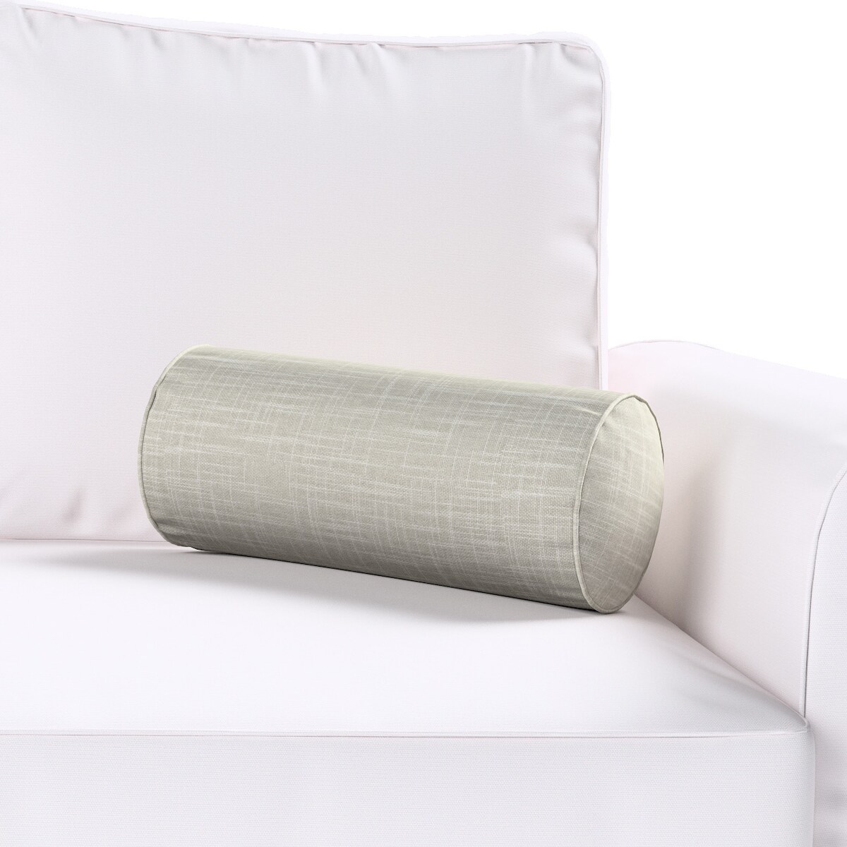 Poduszka wałek prosty, beżowy, Ø16 x 40 cm, Harmony