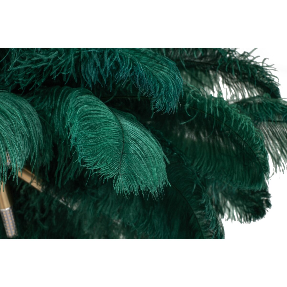 Lampa stojąca Tiffany JL0019.GREEN podłogowa zielona złota