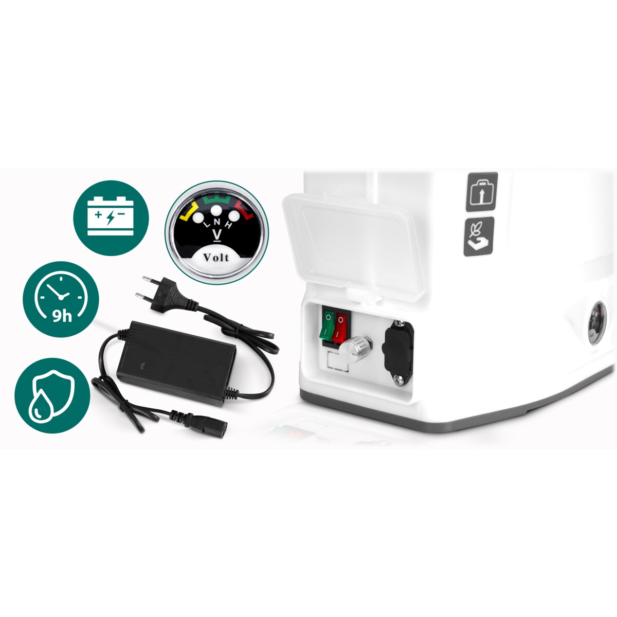 Opryskiwacz akumulatorowy Plonos PL-603 plecakowy elektryczny 16L 460300