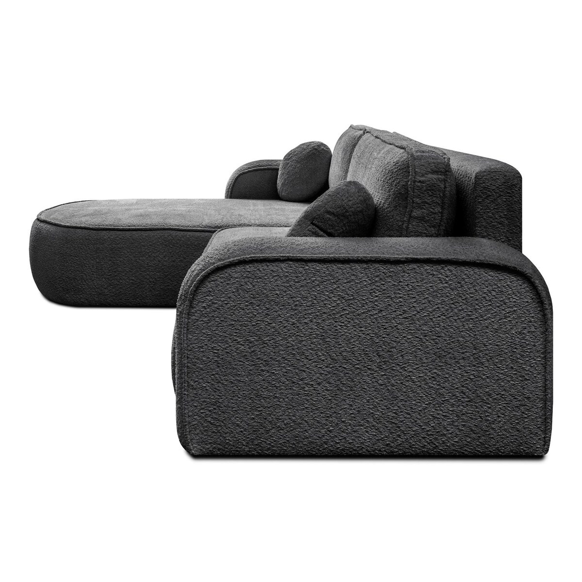 Rozkładany narożnik VENUS II z pojemnikiem na pościel, Coral 80