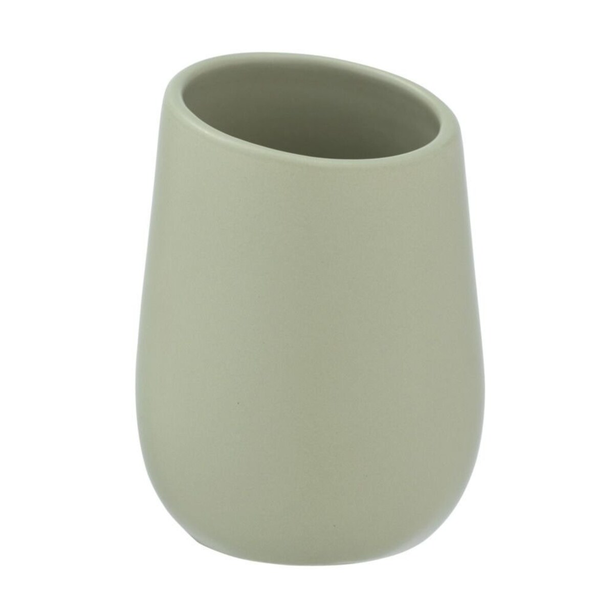 Kubek ceramiczny na szczoteczki BADI, WENKO, kolor zielony