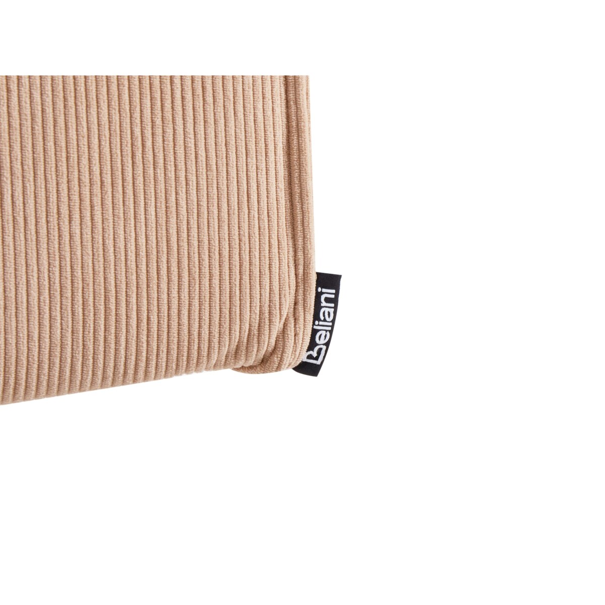 Puf sztruksowy beżowy VINITA