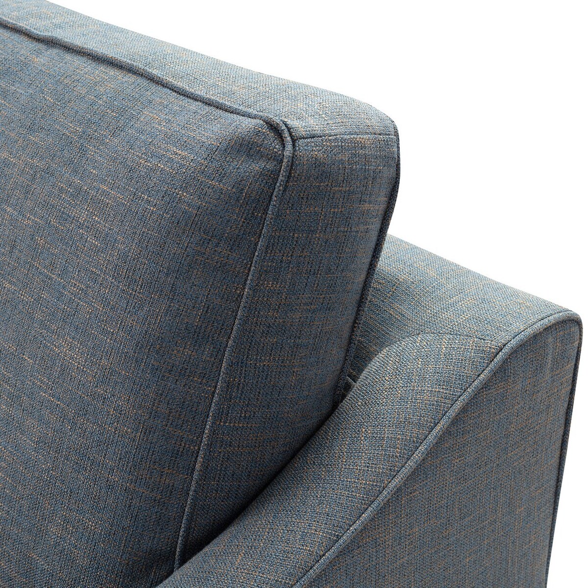Sofa Venuste denim blue/brown 2-os., 140 x 90 x 90 cm