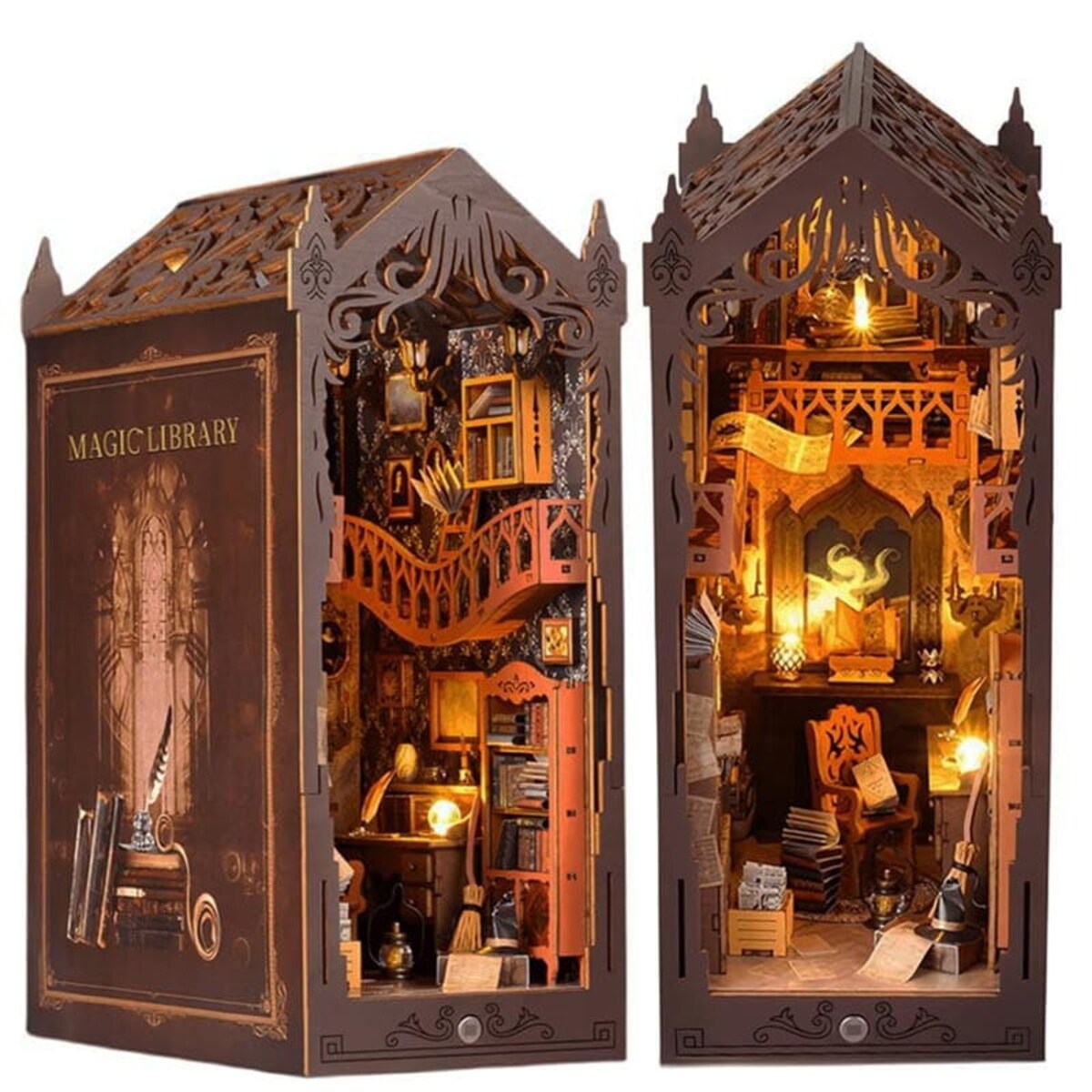 Miniaturowy domek Book Nook - Świat czarodziejów