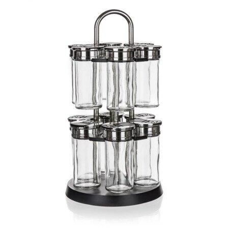 DUŻY ZESTAW NA PRZYPRAWY pojemniki słoiczki PRZYPRAWNIKI solniczka box