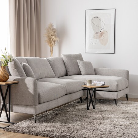 Sofa Odense grey, 290x95x90 cm