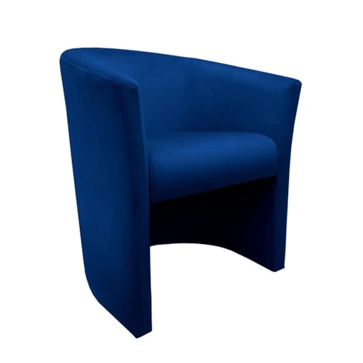 Fotel MAROS VELVET granatowy