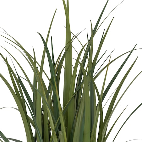 Sztuczna trawa w plecionej doniczce, 122 cm