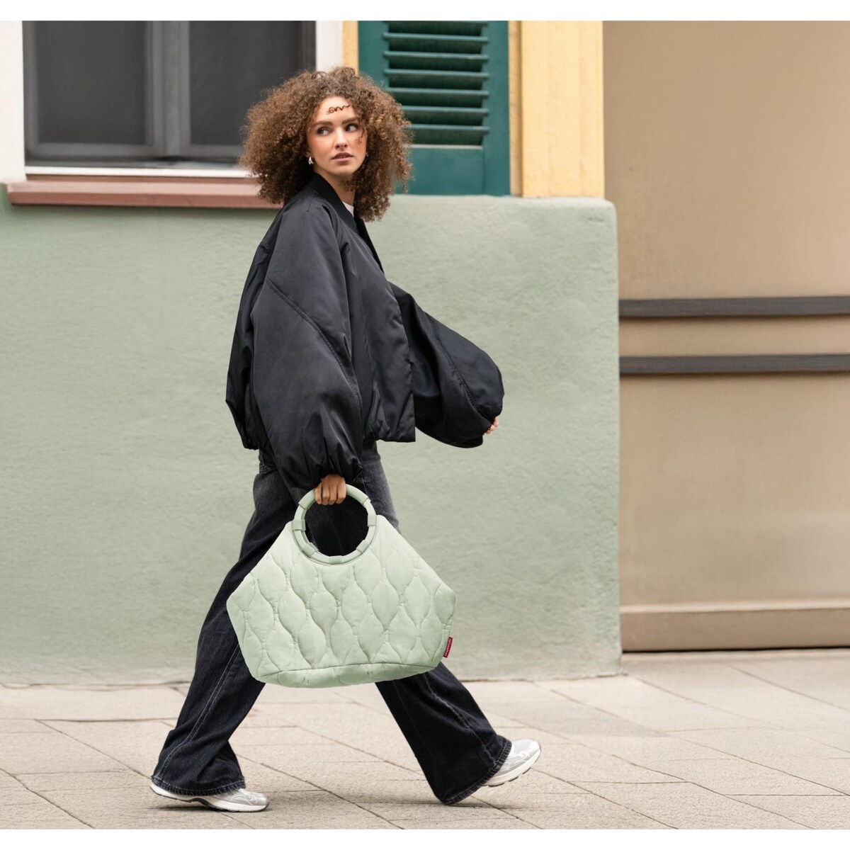 Torba LOOPBAG HOBO, puffer iced matcha