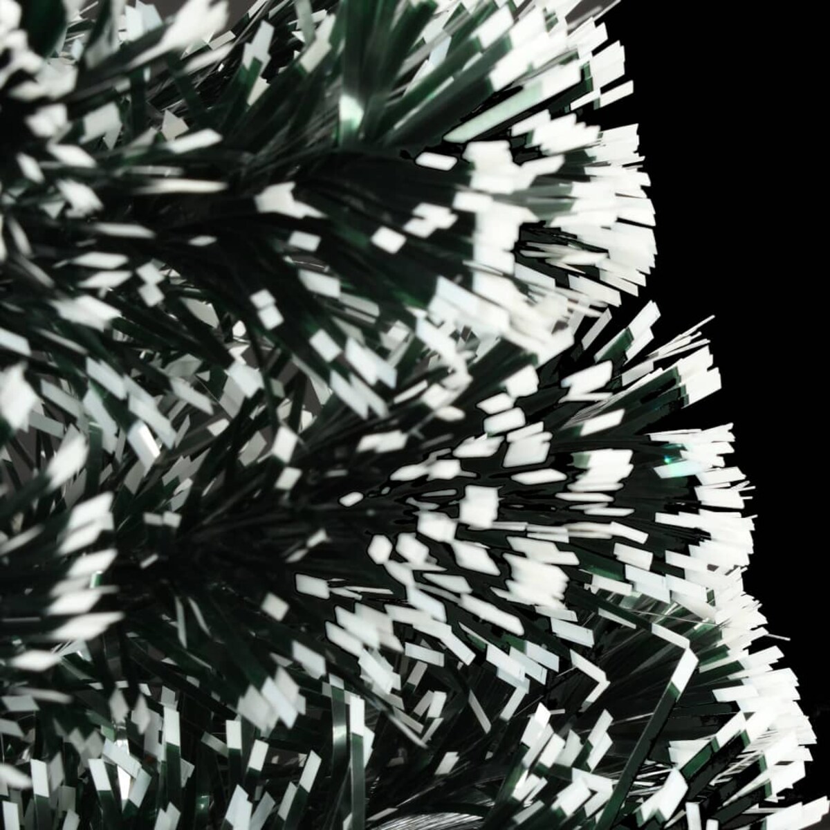 vidaXL Sztuczna choinka z LED i stojakiem 240 cm, włókno optyczne