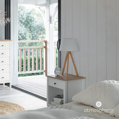 Lampka stołowa BAHI bambusowa, wys. 56 cm