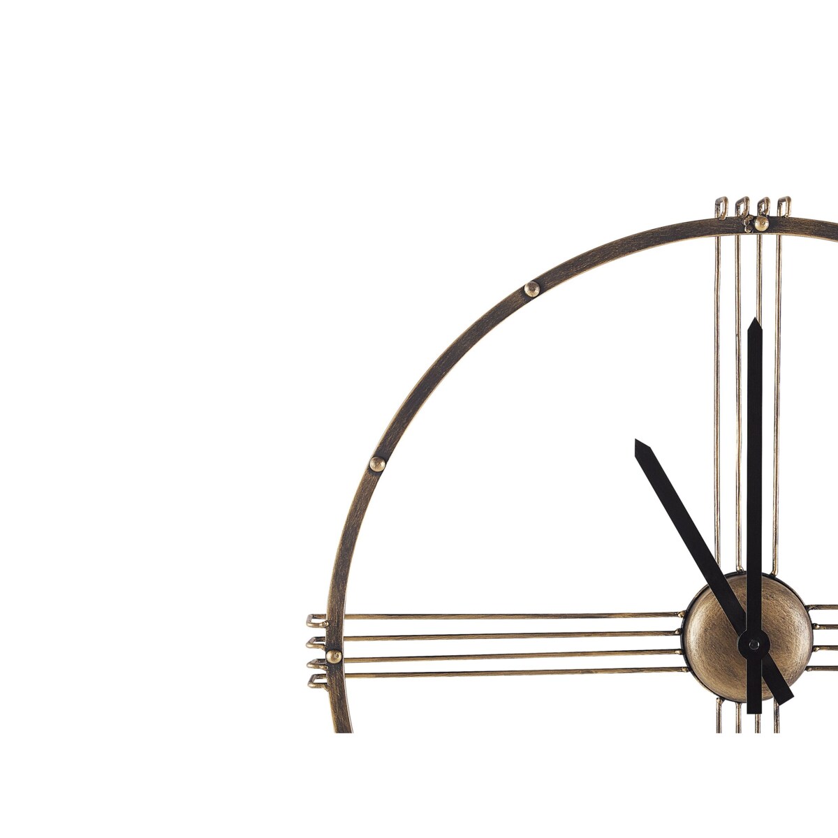 Zegar ścienny ø 64 cm złoty ASCONA