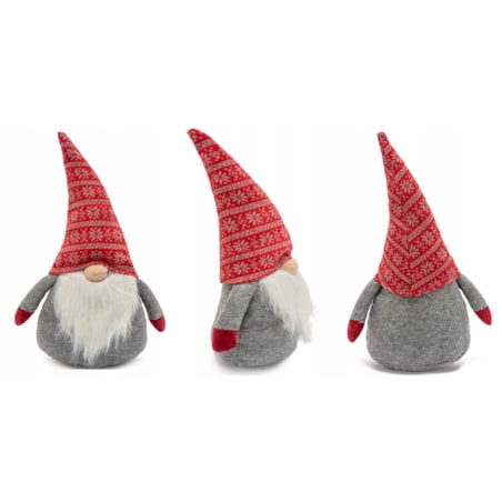 Skrzat świąteczny 50cm RED/GREY YX-019