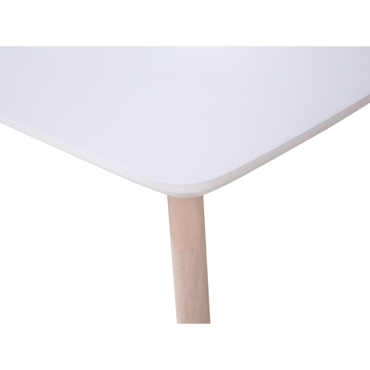 Stół do jadalni 150 x 90 cm biały SANTOS