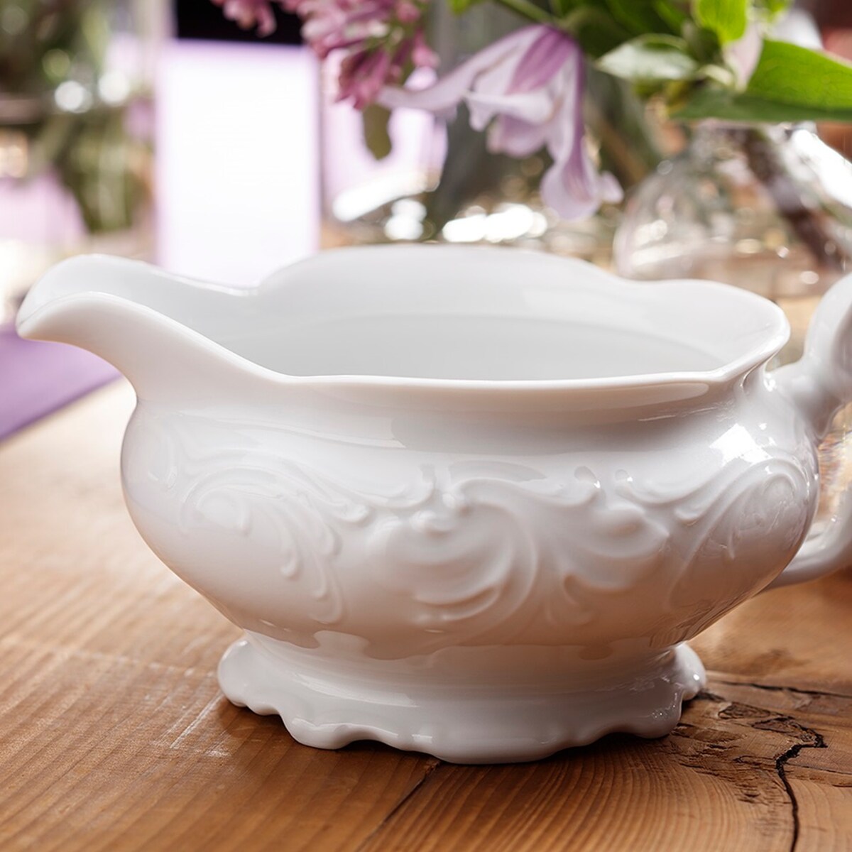 Sosjerka 400 ml Fryderyka Biała C001