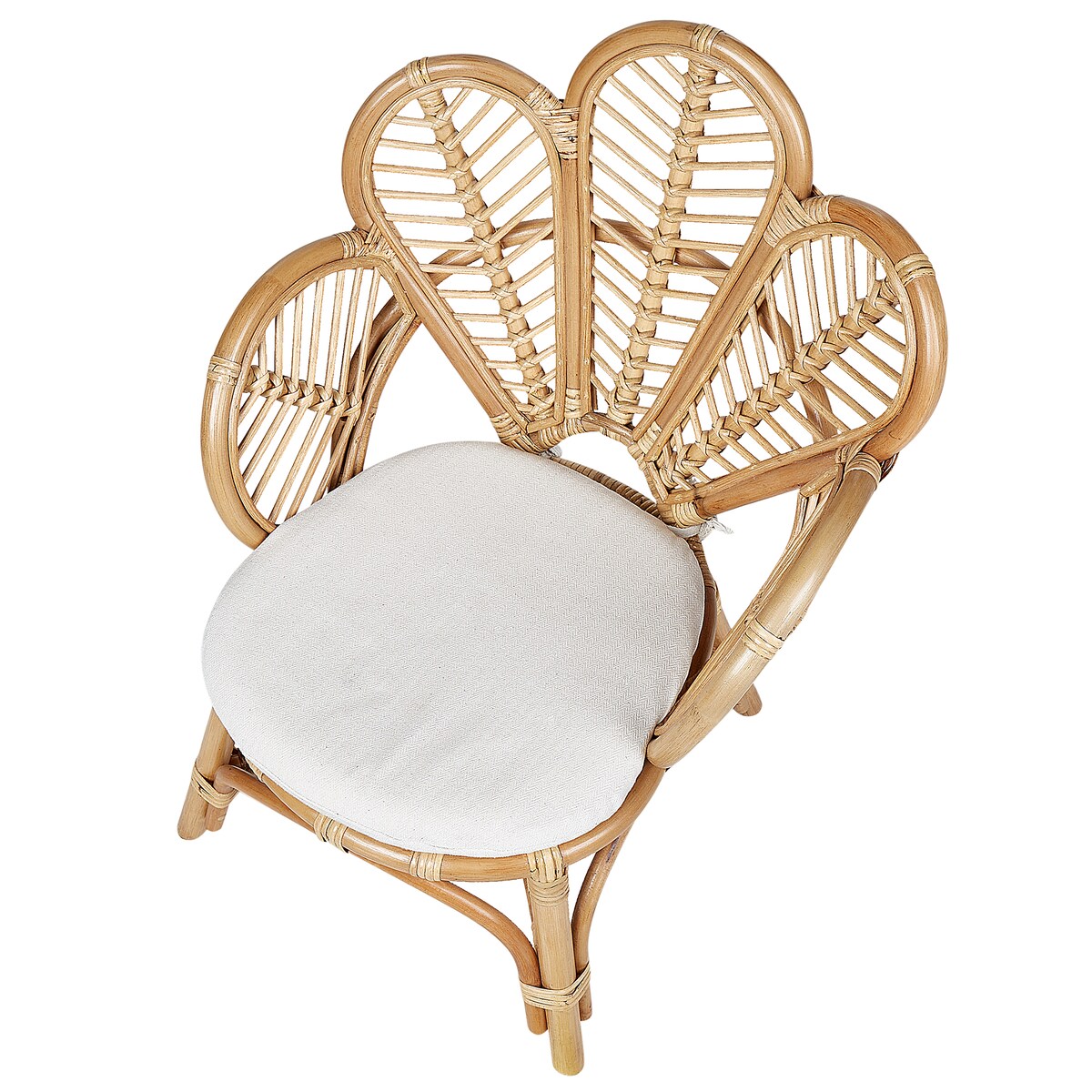 Fotel dziecięcy paw FLORENTINE II Rattan Naturalny