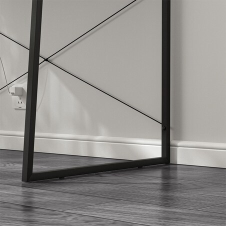 Biurko komputerowe nowoczesne industrialne vintage loft czarne 100 cm