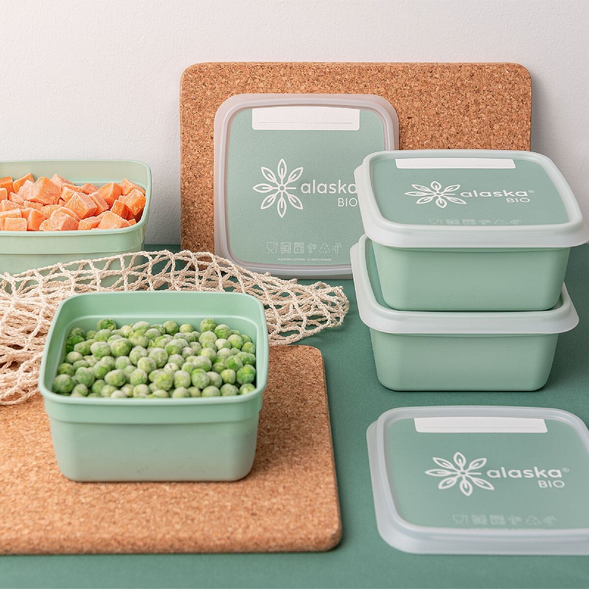 Amuse pojemniki do zamrażarki Alaska BIO 3x1L