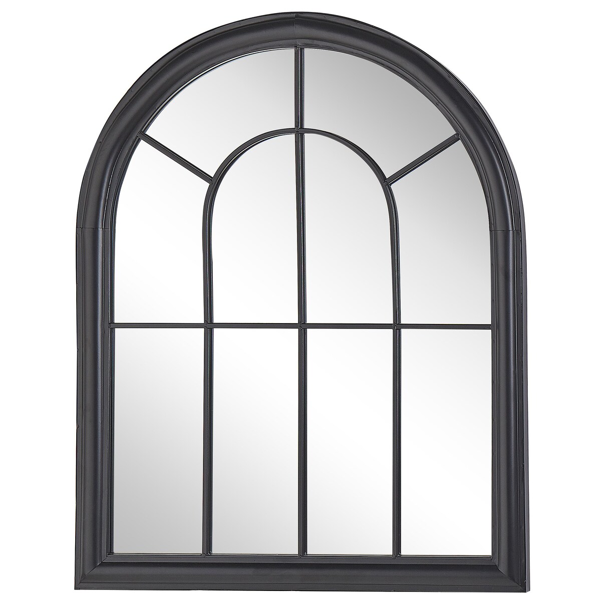 Lustro ścienne EMBRY 69 cm 89 cm Metal Czarny