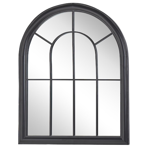 Lustro ścienne EMBRY 69 cm 89 cm Metal Czarny