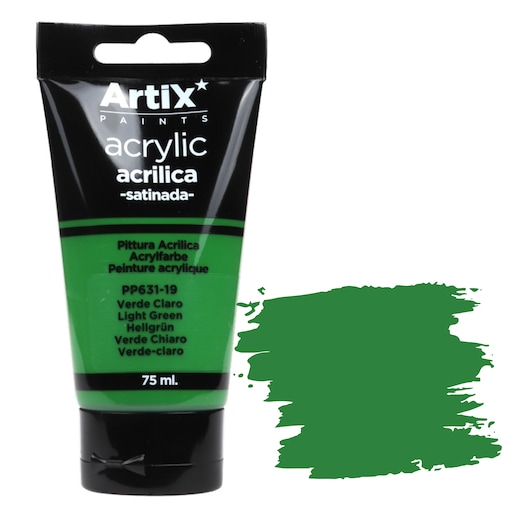 farba akrylowa artix pp631-19 light green 75ml