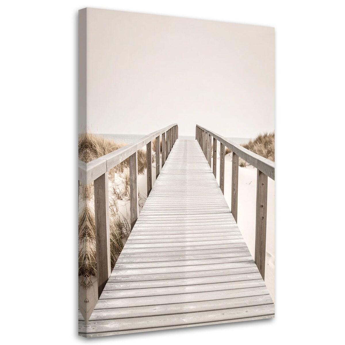 Obraz do salonu kuchni biura, Pomost plaża pejzaż natura 40x60