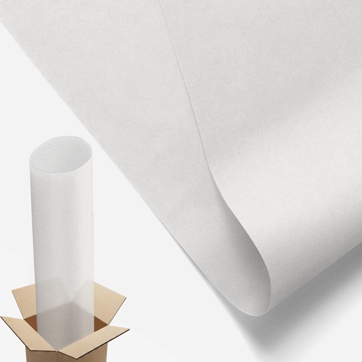 Folia na okno chroniąca prywatność - Odcień złamanej bieli minimalistyczna elegancja - 50x146 cm