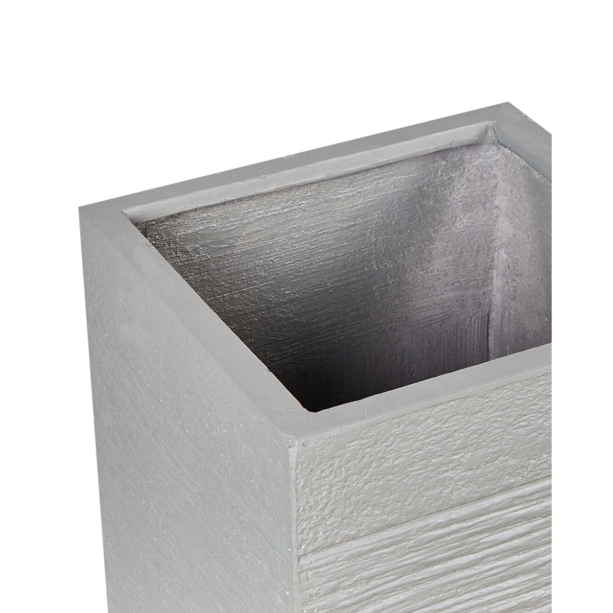 Doniczka 33 x 33 x 70 cm beżowoszara DION