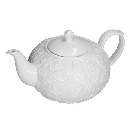 Imbryk do herbaty Florentina - Biały, 1.2 ltr