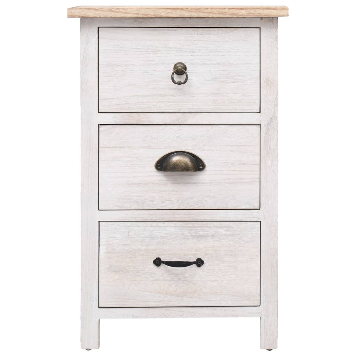 vidaXL Komoda, 35 x 25 x 57 cm, drewno paulownia