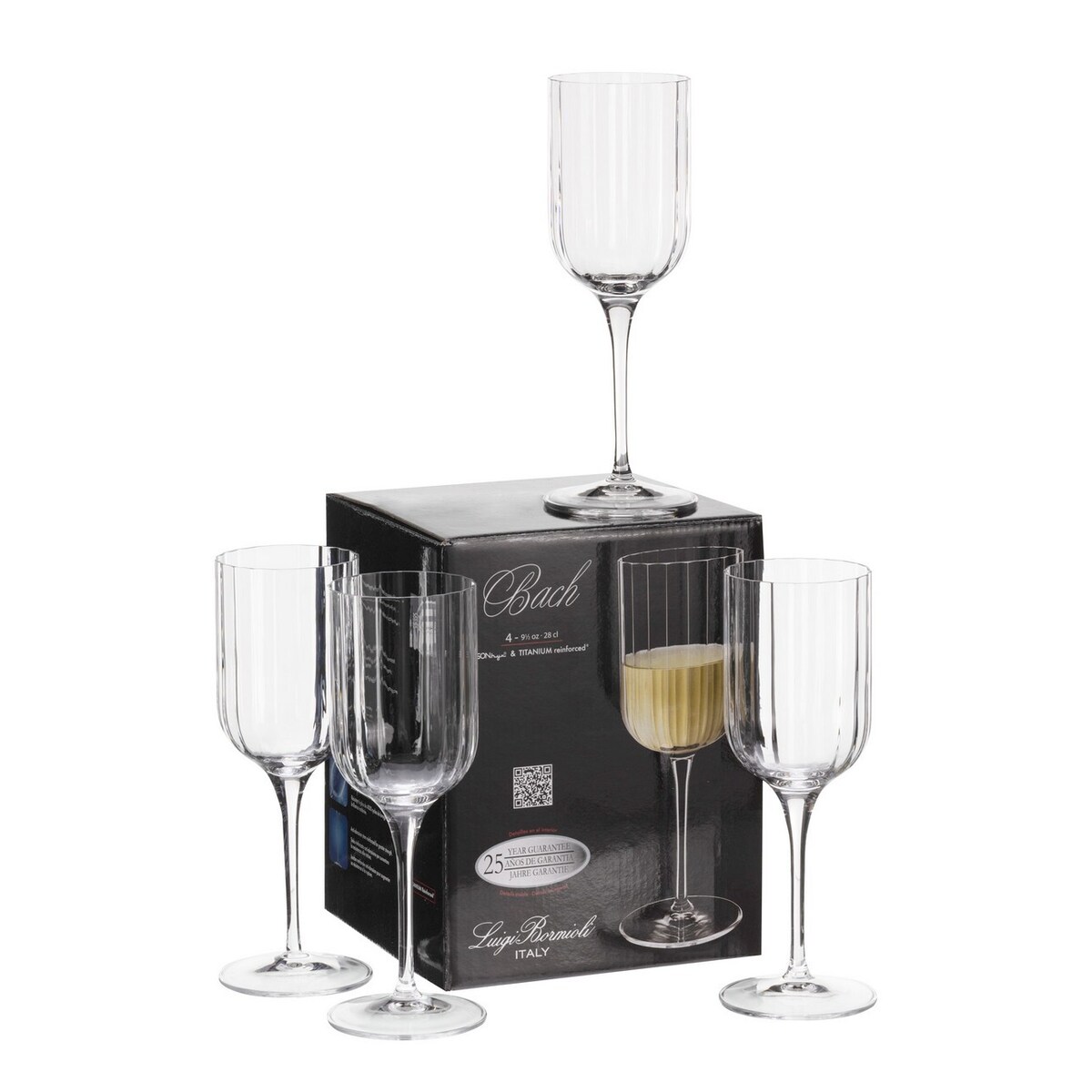 Kieliszki do wina Chetti 4szt. 280ml, 6,9 x 7,5 x 20,7 cm