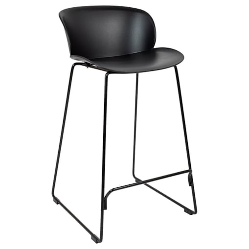 Krzesło barowe ALTOPC-163.H66 do kuchni loft czarne