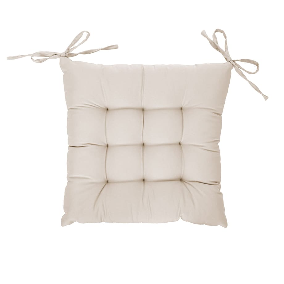 PODUSZKA NA KRZESŁO DO OGRODU WODOODPORRNA WIĄZANA PIKOWANA SIEDZISKO 40x40