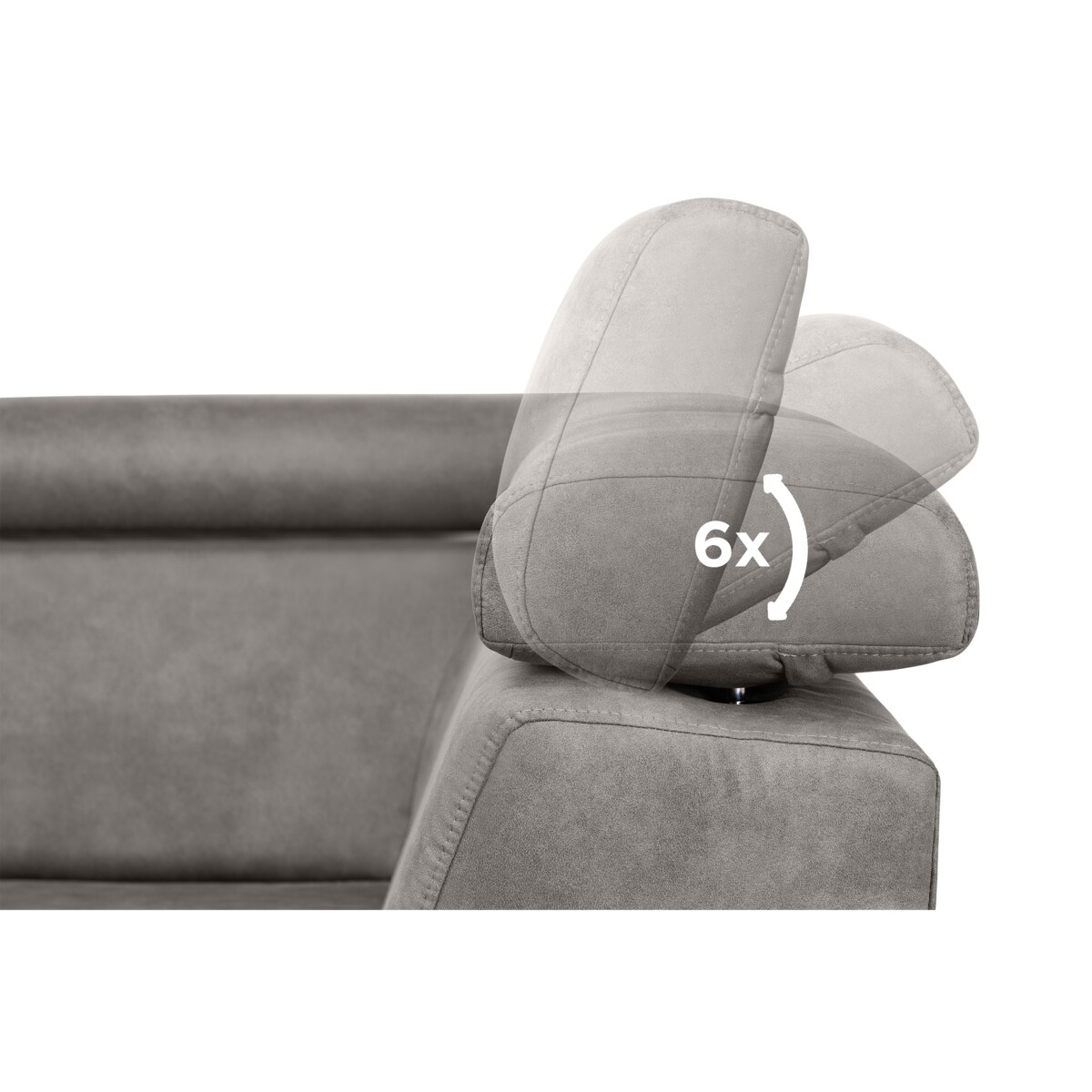 KONSIMO RATLO Narożnik lewy, kolor jasnoszary