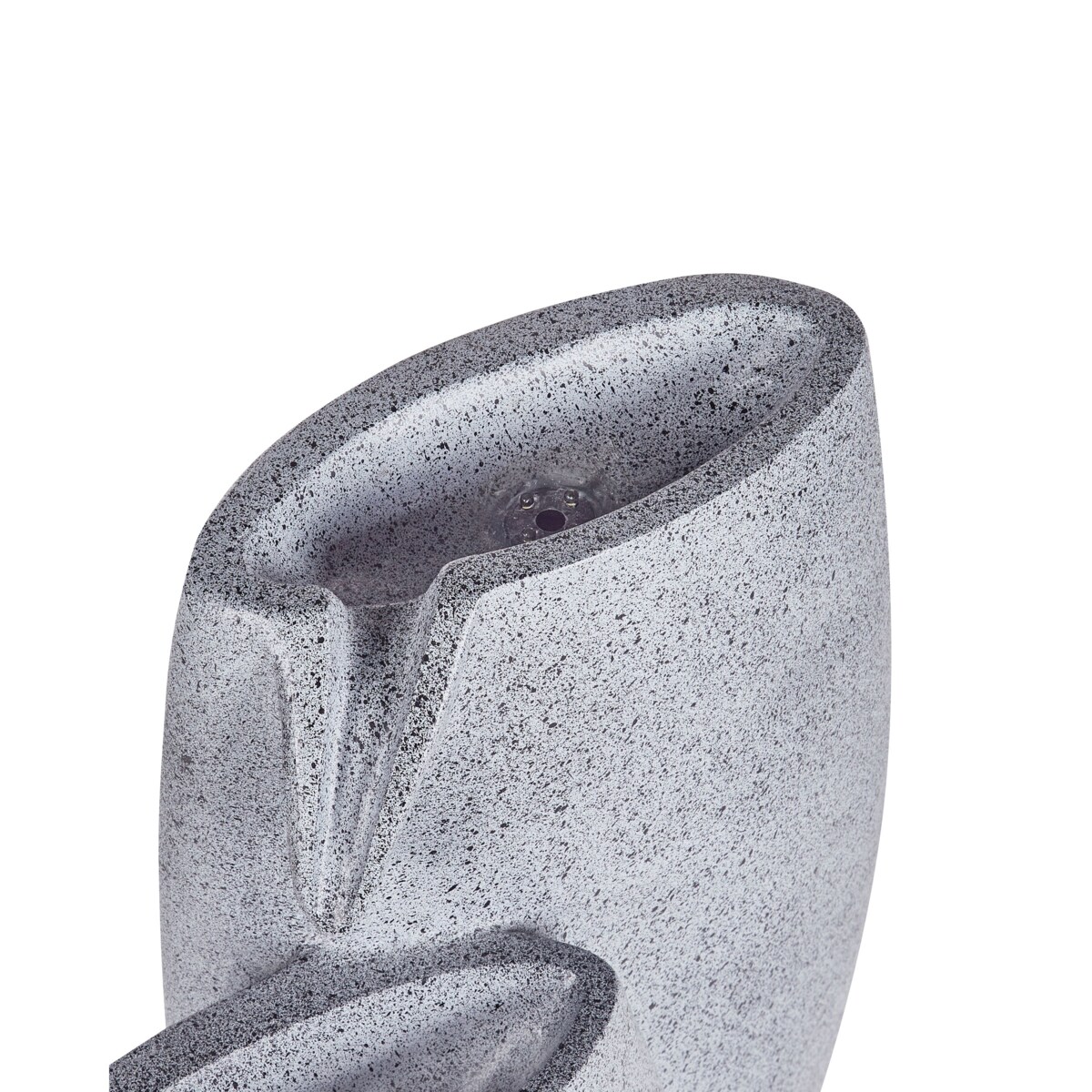 Fontanna ogrodowa z LED szara ARKLE