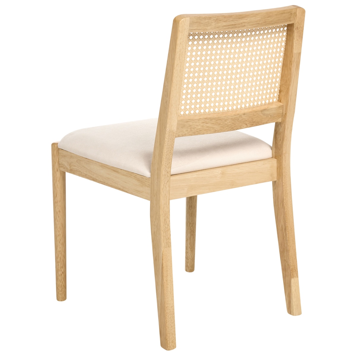 Zestaw 2 krzeseł do jadalni TAMARAC Drewno Jasnobrązowy