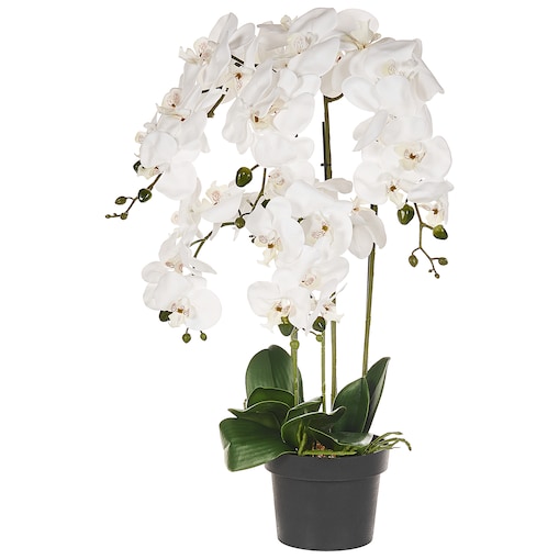 Sztuczna roślina ORCHID 65 cm Biały
