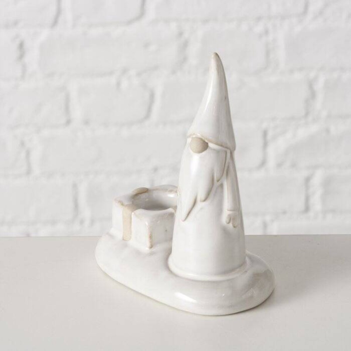 Świecznik z krasnalem 9,6x11,2 cm KABOUTER - II