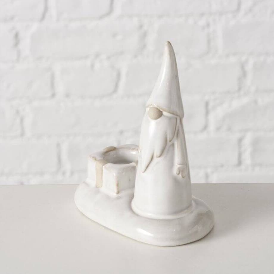 Świecznik z krasnalem 9,6x11,2 cm KABOUTER - II