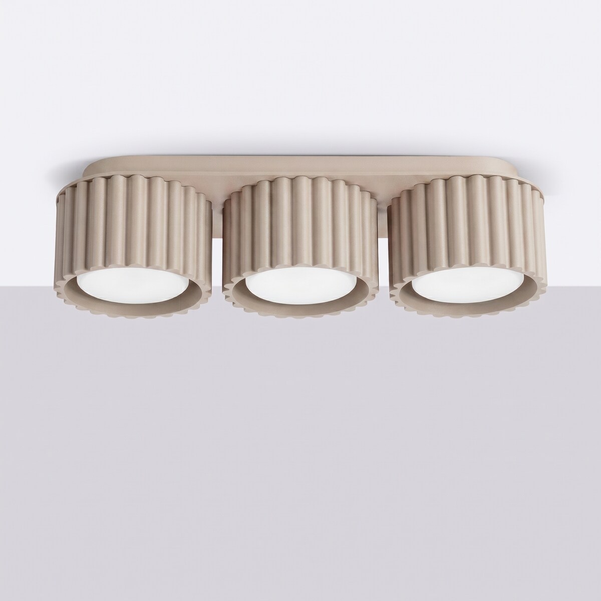 Plafon AURA 3 taupe Gx53
