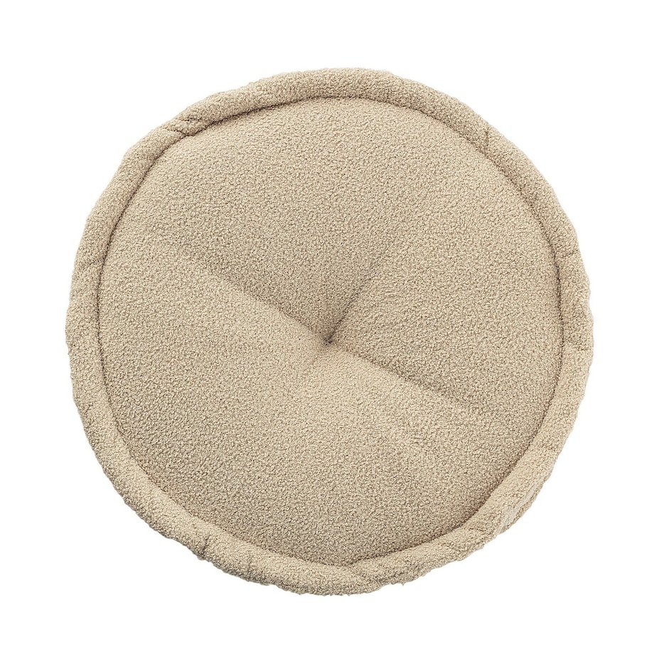 Puf francuski, jasny beż, 50x13cm, Boucle