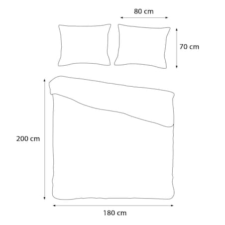 Pościel flanelowa 180x200 Skrzatowo, biała w zielone skrzaty i choinki, Flanelove, Darymex