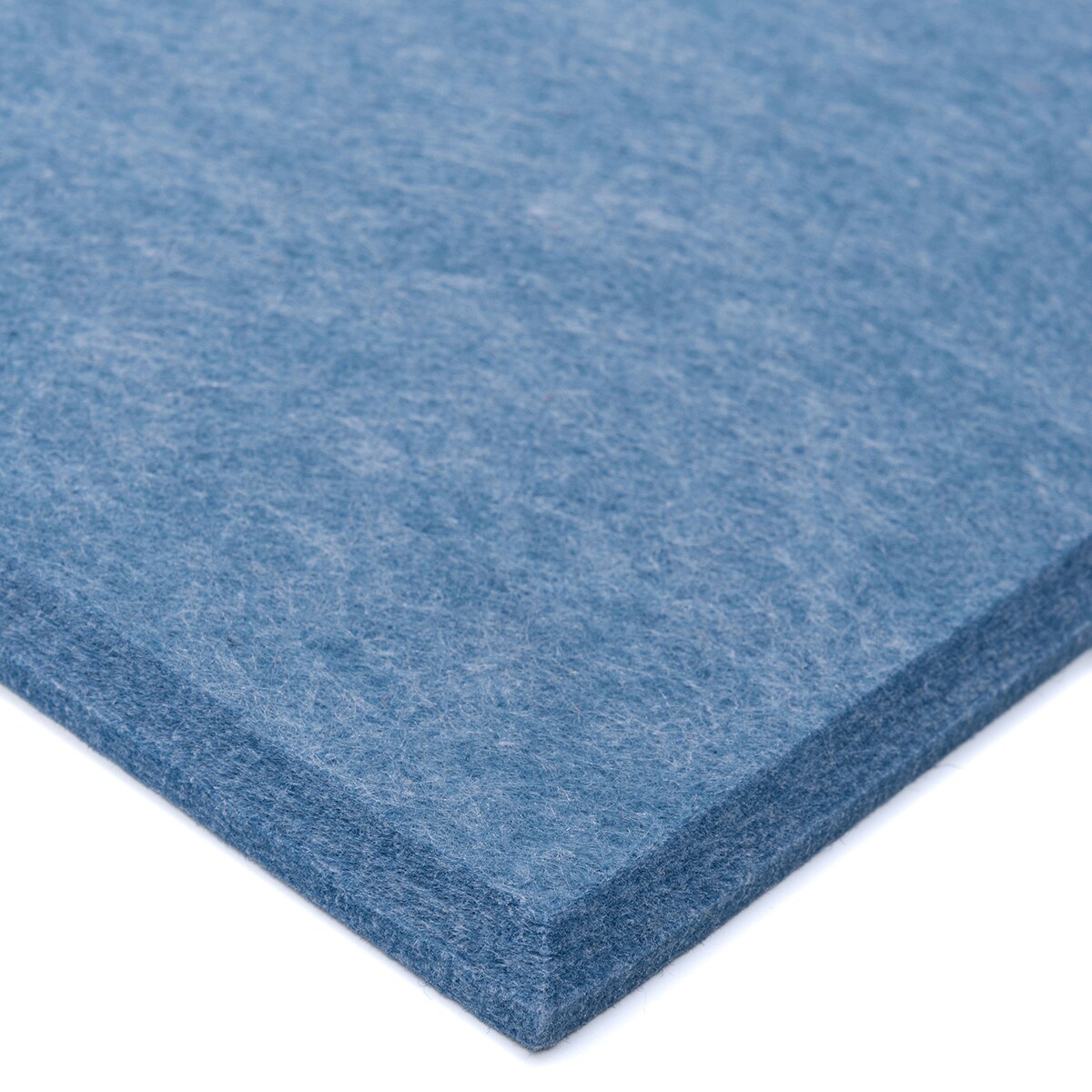 Zestaw 2 szt panel filcowy Felly 40x40 cm płytka kwadrat gładki niebieski