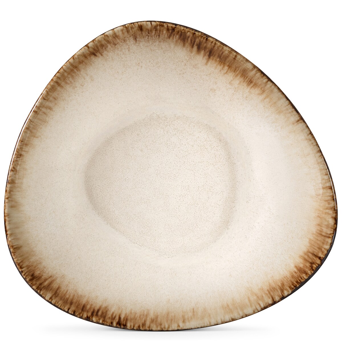 Konsimo PRIMA Talerz głęboki 6 szt., jasnobeżowy