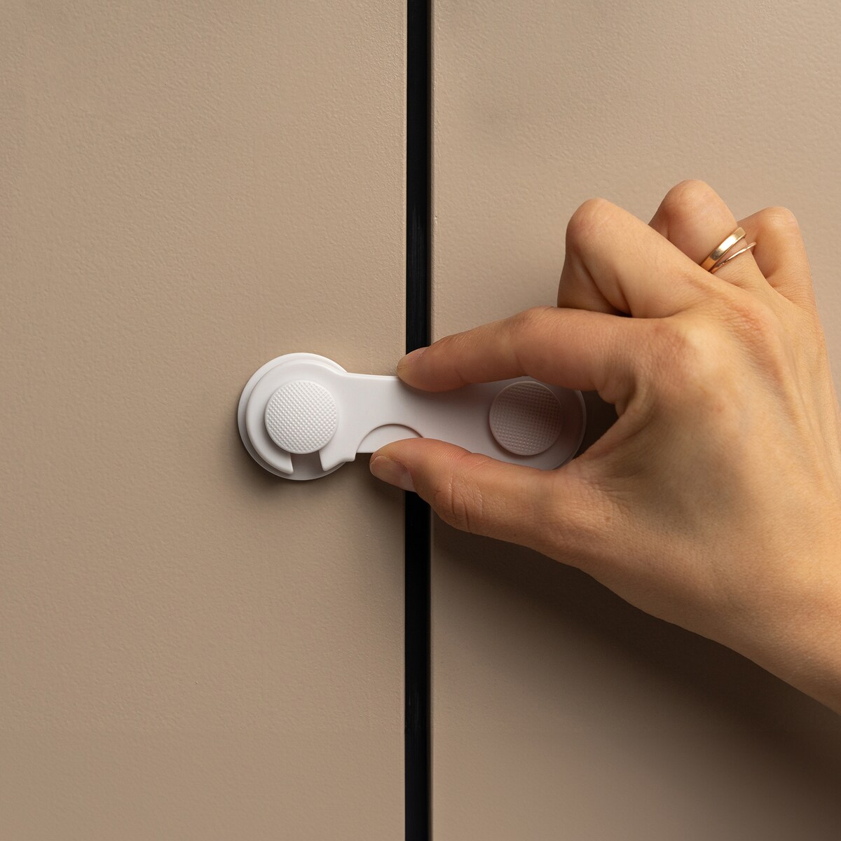 zabezpieczenia do szaf i szuflad na zatrzask, sipo, zestaw 10 sztuk